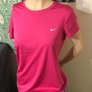 Nike dri fit pink shirt